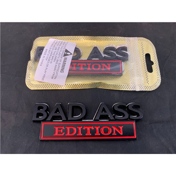 Lot of 2 "Bad Ass Edition" - Decal For Truck/ Car