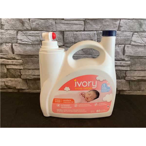 Ivory Snow Stage 1 newborn Laundry Soap 3.1 L 80 Loads