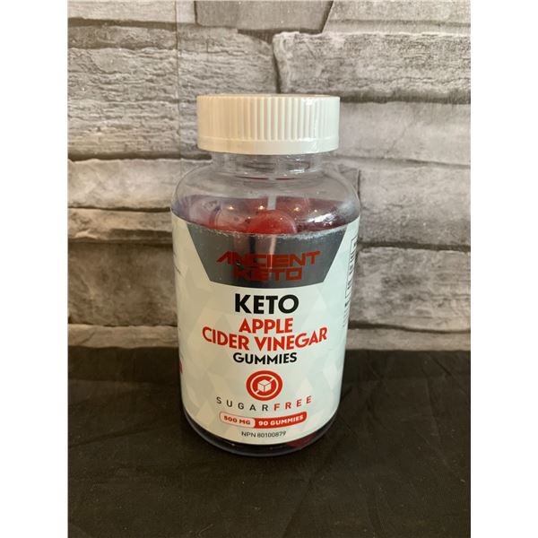 Ancient Keto Apple Cider Vinegar Gummies Sugar Free 500mg 90 Gummies