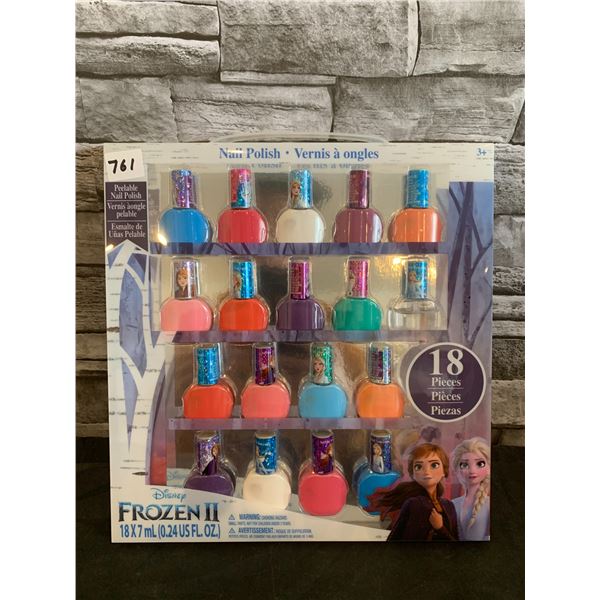 Disney Frozen 11 Peelable Nail Polish Set 18 Pcs