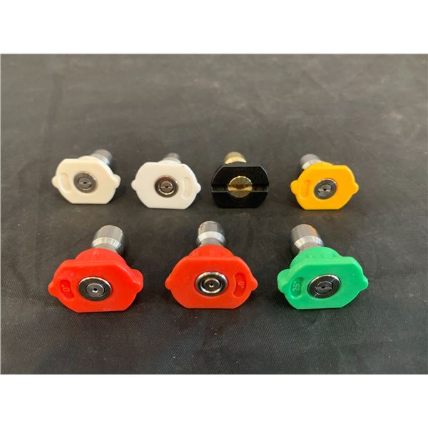 Lot of 7 Pcs Pressure Washer Nozzles