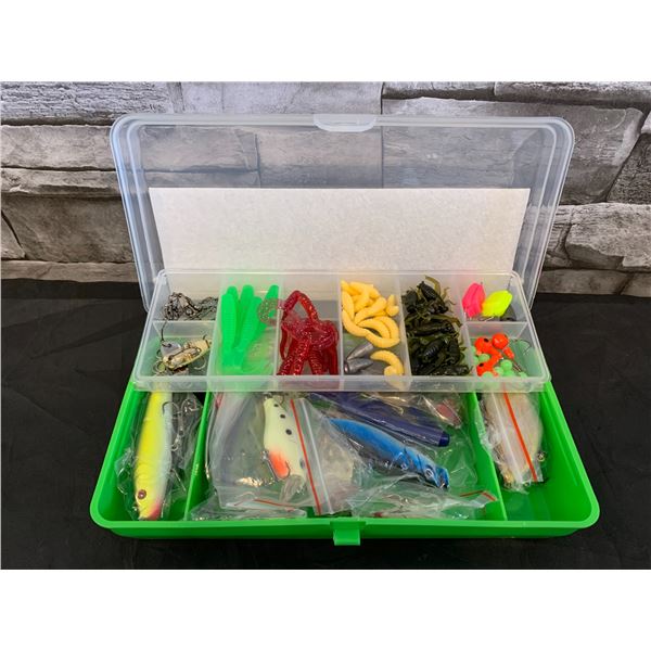 Plastic Fishing Bait Kit - 101 Pieces