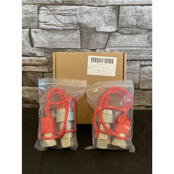 Zinger 1/2"  Hydraulic Quick Connect Tractor Couplers With Dust Cap
