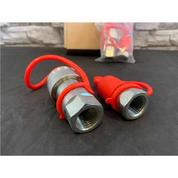 Zinger 1/2"  Hydraulic Quick Connect Tractor Couplers With Dust Cap