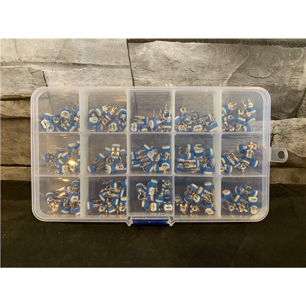 150 Pcs 15 Value ohm-2m ohm Trimpot Variable Resistor 6mm Potentiometer Assortment Kit