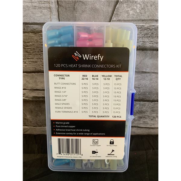 Wirefy 120 Pcs Heat Shrink Connectors Kit