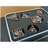 Image 2 : DND Metal Stripe Dice Set 7 Pcs Set