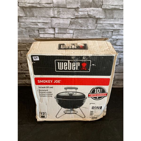 Weber Smokey Joe Premium 14 Inch Portable Charcoal Grill