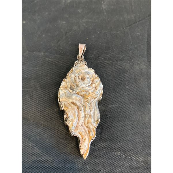 Malachite & Agate Pendant