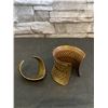 Image 2 : Lot of 2 Brass Bracelets
