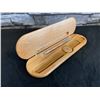 Image 1 : Canada Wooden Watch And Pen Set With Wooden Case