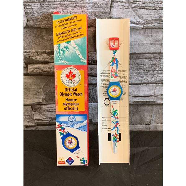 Official Olympic Watch 1996 Atlanta McDonalds