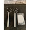 Image 1 : Pack of 2 Danish Dough Whisk With Plastic Dough Scraper