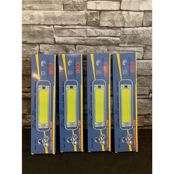 Lot of 4 Cob Interior Lights / Carriage Lights White