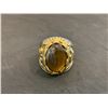 Image 4 : Retro Large Mens Tigers Eye Ring - Size 13