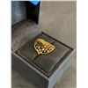 Image 2 : Sri Yantra Geometry Ring - Gold Colored