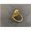 Image 4 : Sri Yantra Geometry Ring - Gold Colored