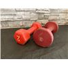 Image 1 : Lot of 2 Free Weights - 1 x 8LB - 1 x 7LB