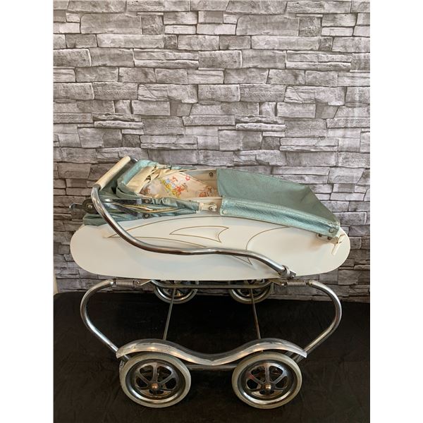 Vintage Metal Doll Carriage
