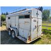 Image 2 : 4 Horse bumper pull Horse Trailer, SN. not visible, sold will bill of sale only