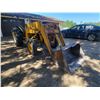 Image 3 : 1963 Massey Ferguson MF35 Gas Utility Tractor, 3pt hitch, showing 2876 hrs. c/w MF100 Ind. Loader s/