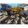 Image 4 : 1963 Massey Ferguson MF35 Gas Utility Tractor, 3pt hitch, showing 2876 hrs. c/w MF100 Ind. Loader s/