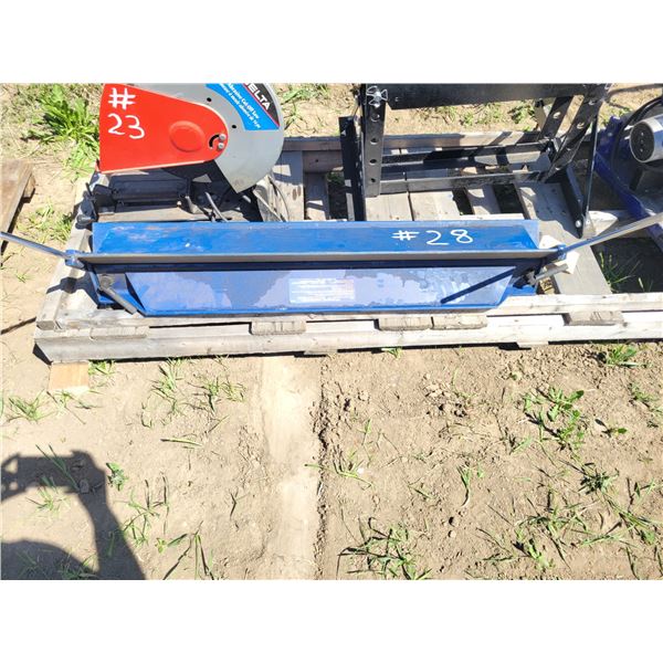 40in. bench top bending brake