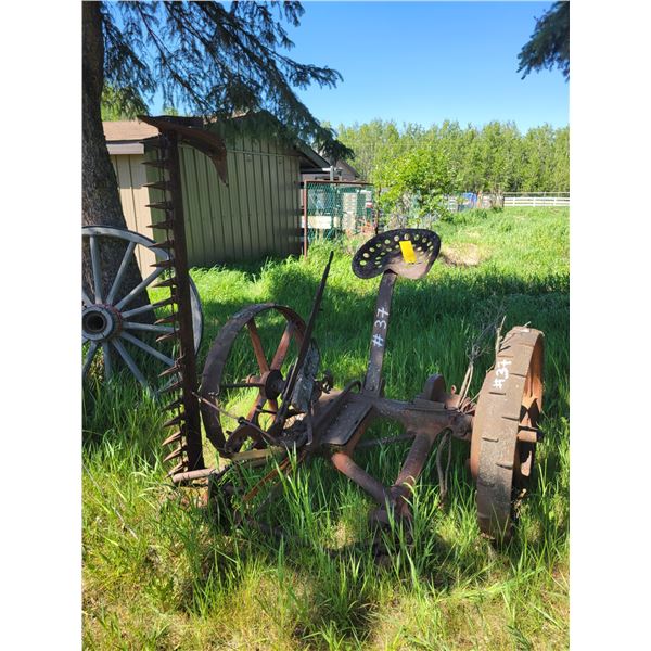 Antique Deering hay mower