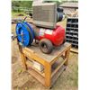 Image 2 : Porter Cable 20 Air Compressor on stand c/w hose reel