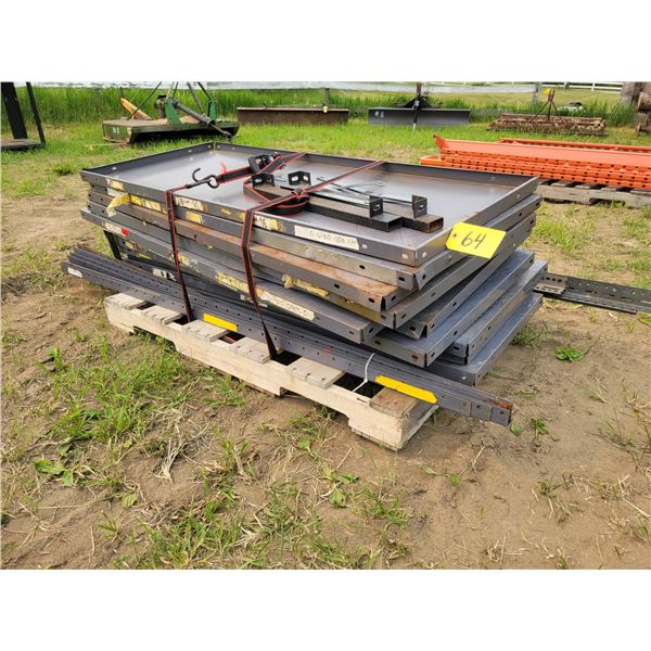 4 ft. metal shelving