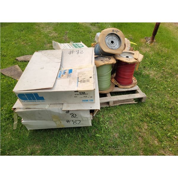 Assort. upholstary supplies, snap on windlace