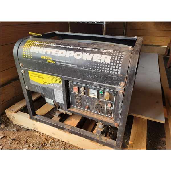 United Power 2900 with generator, running order