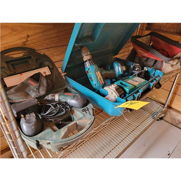 Metabo, Makita cordless drills, rotozip kit