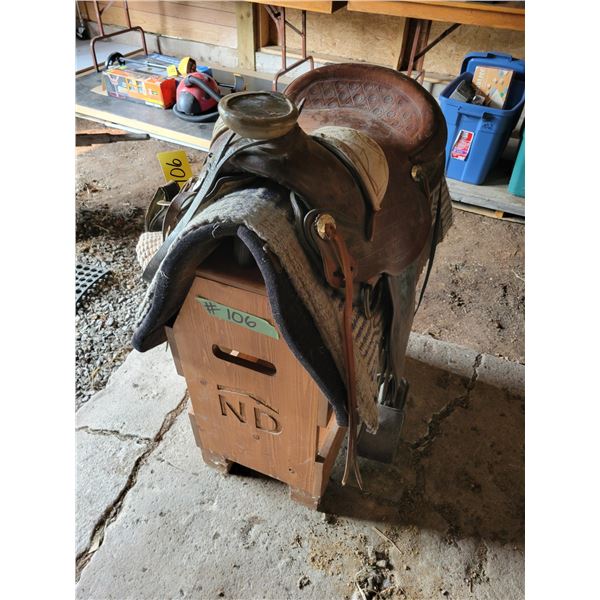 Kenway 16in. roping saddle