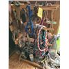 Image 4 : Qty of halters, cinshes, ropes, portable saddle stand