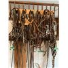 Image 2 : Qty of headstalls, bridles, bosal with bridle rack