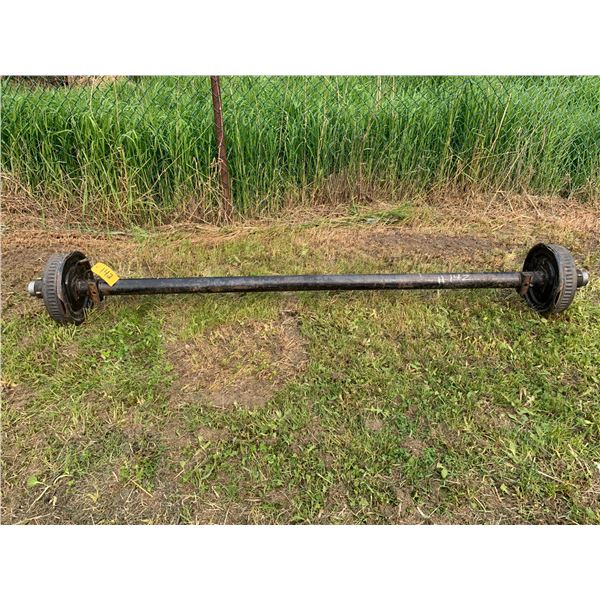 7000 lb trailer axel with electric brakes