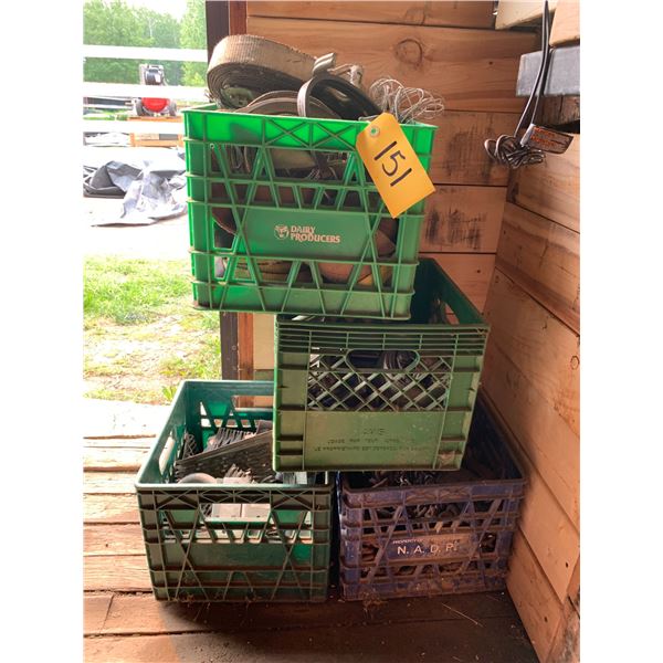 Qty of ratchet straps