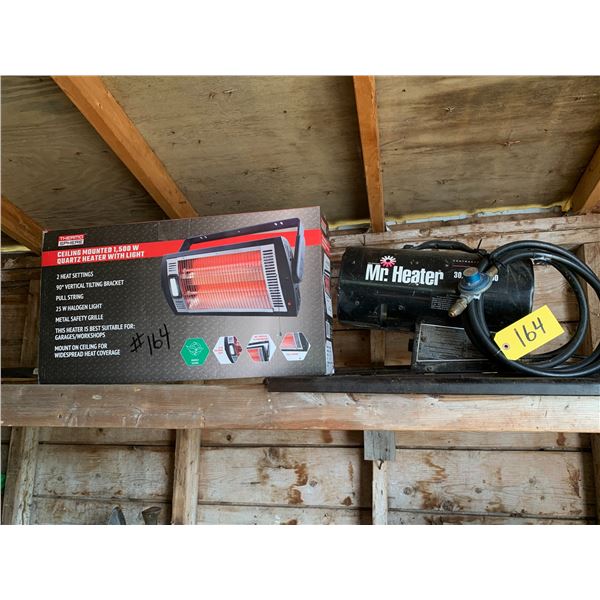 1500w radiant heater, 30,000-55,000 BTU Propane heater