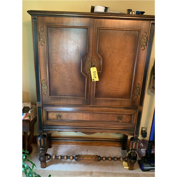 Wooden Curio Cabinet
