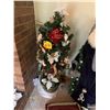 Image 3 : Father Christmas, Artifical Christmas Tree c/w ornaments & lights, storage bag