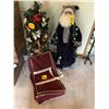 Image 6 : Father Christmas, Artifical Christmas Tree c/w ornaments & lights, storage bag
