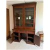 Image 5 : Tall Secretary Bookcase with Writing Desk and dove-tailed drawers (contents not included)