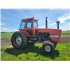 Image 1 : A.C. 7000 2 Wheel Drive Tractor, selling c/w Allied Q/A loader and bucket, CAHR, Showing 2526 hrs, d