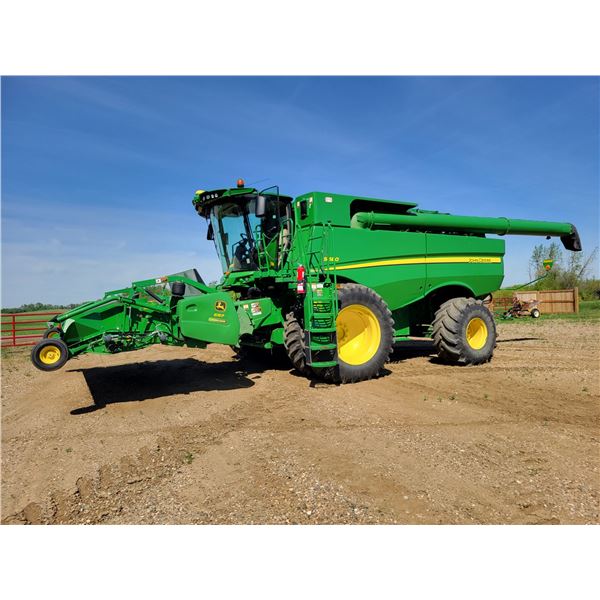 NEW WORK ORDERS AT THE END (Lots 21 & 22 are a Group Lot)  JD S680 Combine DARCY tells us that this