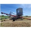 Image 1 : Wheatheart 10'x40 ft Auger c/w hyd mover, kohler 40 H.P., hyd lifting winch. Auger. Pipe over the fu