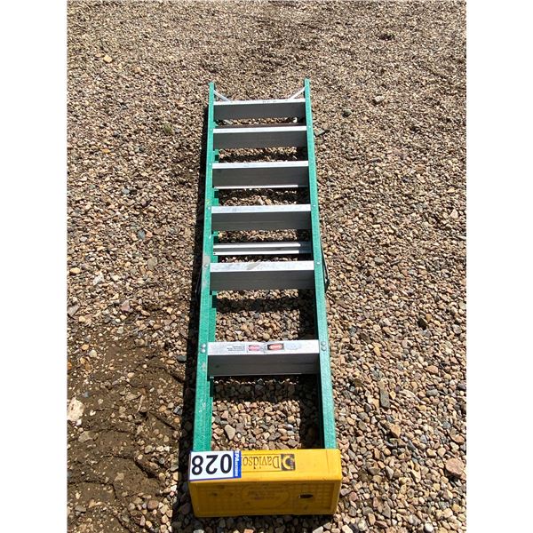 Green 6 ft. Fiberglass step ladder