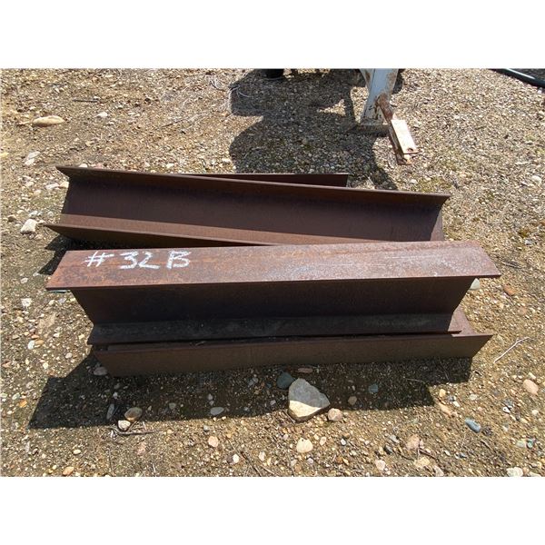(Selling all together) 4 lengths of 4ft to 6ft I-BEAMS
