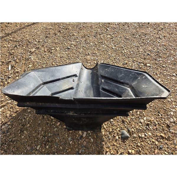 Black auger hopper