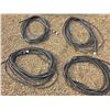 Image 1 : (Selling all together) 4- Heavy ext. cords, approx. 75 ft.